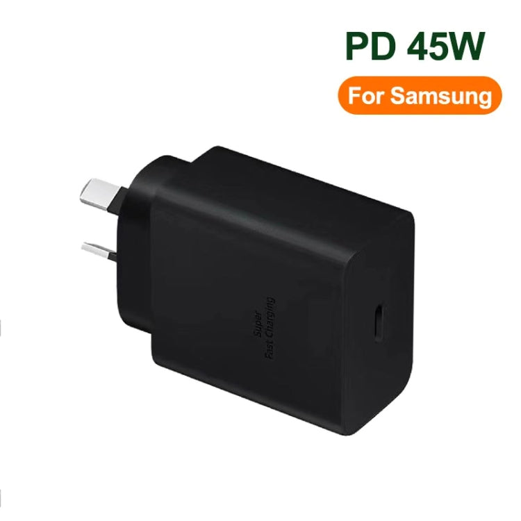 M135 PPS / PD 45W USB-C / 타입-C 포트 고속 충전기, AU 플러그, AU 플러그