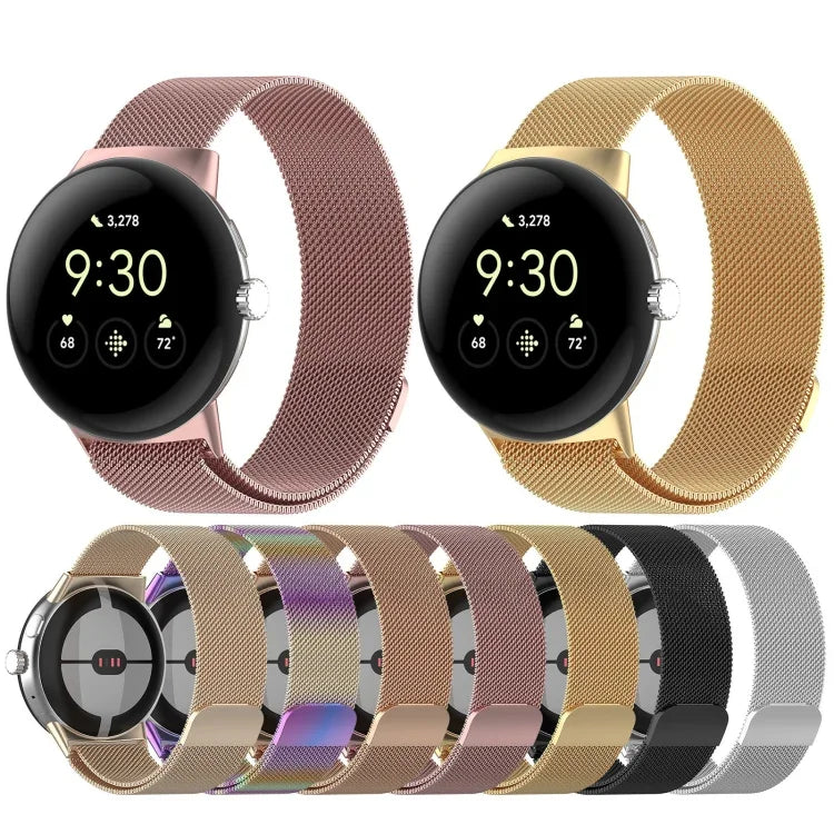 밀라노 마그네틱 스틸 메시 시계줄, Google Pixel Watch 2용