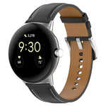 최상층 가죽 엠보싱 재봉 시계줄, Google Pixel Watch 4 / 3 / 2 / 1 41mm용