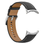 최상층 가죽 엠보싱 재봉 시계줄, Google Pixel Watch 4 / 3 / 2 / 1 41mm용