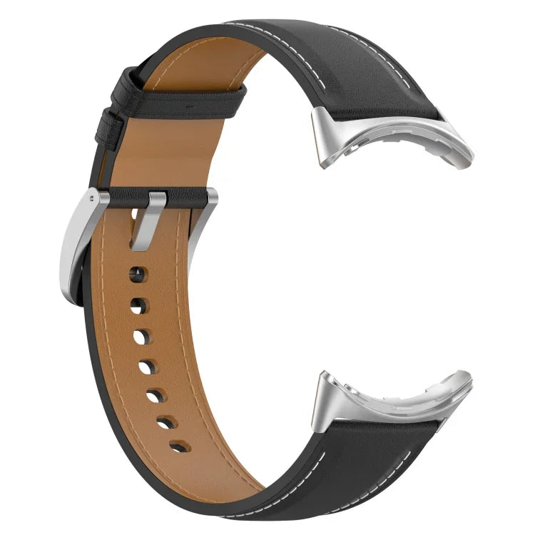 최상층 가죽 엠보싱 재봉 시계줄, Google Pixel Watch 4 / 3 / 2 / 1 41mm용