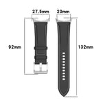 최상층 가죽 엠보싱 재봉 시계줄, Google Pixel Watch 4 / 3 / 2 / 1 41mm용