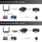 WAVLINK NU72P11 100Mbps 네트워크 프린트 서버 USB 2.0 네트워크 프린터 전원 어댑터, 미국 플러그, 영국 플러그, EU 플러그, 호주 플러그