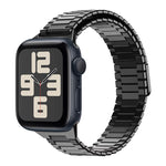 대나무 자석 스테인리스 스틸 금속 시계 스트랩, Apple Watch SE 2023 44mm용, Apple Watch SE 2023 40mm용, Apple Watch Ultra 2 49mm용, Apple Watch 시리즈 9 45mm용, Apple Watch 시리즈 9 41mm용, Apple Watch Ultra 49mm용