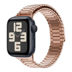 대나무 자석 스테인리스 스틸 금속 시계 스트랩, Apple Watch SE 2023 44mm용, Apple Watch SE 2023 40mm용, Apple Watch Ultra 2 49mm용, Apple Watch 시리즈 9 45mm용, Apple Watch 시리즈 9 41mm용, Apple Watch Ultra 49mm용