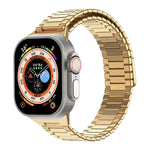 대나무 자석 스테인리스 스틸 금속 시계 스트랩, Apple Watch SE 2023 44mm용, Apple Watch SE 2023 40mm용, Apple Watch Ultra 2 49mm용, Apple Watch 시리즈 9 45mm용, Apple Watch 시리즈 9 41mm용, Apple Watch Ultra 49mm용