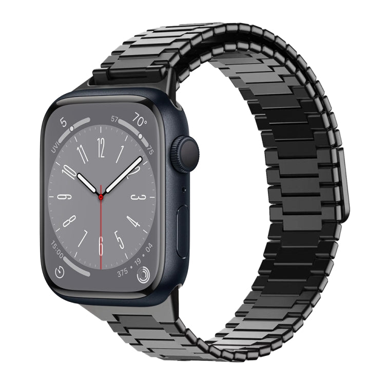 대나무 자석 스테인리스 스틸 금속 시계 스트랩, Apple Watch 시리즈 8 41mm용, Apple Watch 시리즈 8 45mm용, Apple Watch SE 2022 40mm용, Apple Watch SE 2022 44mm용, Apple Watch 시리즈 7 41mm용, Apple Watch 시리즈 7 45mm용