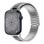 대나무 자석 스테인리스 스틸 금속 시계 스트랩, Apple Watch 시리즈 8 41mm용, Apple Watch 시리즈 8 45mm용, Apple Watch SE 2022 40mm용, Apple Watch SE 2022 44mm용, Apple Watch 시리즈 7 41mm용, Apple Watch 시리즈 7 45mm용