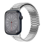 대나무 자석 스테인리스 스틸 금속 시계 스트랩, Apple Watch 시리즈 8 41mm용, Apple Watch 시리즈 8 45mm용, Apple Watch SE 2022 40mm용, Apple Watch SE 2022 44mm용, Apple Watch 시리즈 7 41mm용, Apple Watch 시리즈 7 45mm용