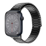 대나무 자석 스테인리스 스틸 금속 시계 스트랩, Apple Watch 시리즈 8 41mm용, Apple Watch 시리즈 8 45mm용, Apple Watch SE 2022 40mm용, Apple Watch SE 2022 44mm용, Apple Watch 시리즈 7 41mm용, Apple Watch 시리즈 7 45mm용