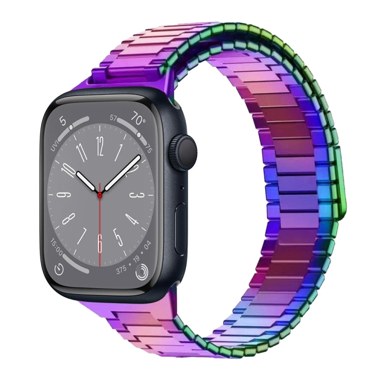 대나무 자석 스테인리스 스틸 금속 시계 스트랩, Apple Watch 시리즈 8 41mm용, Apple Watch 시리즈 8 45mm용, Apple Watch SE 2022 40mm용, Apple Watch SE 2022 44mm용, Apple Watch 시리즈 7 41mm용, Apple Watch 시리즈 7 45mm용