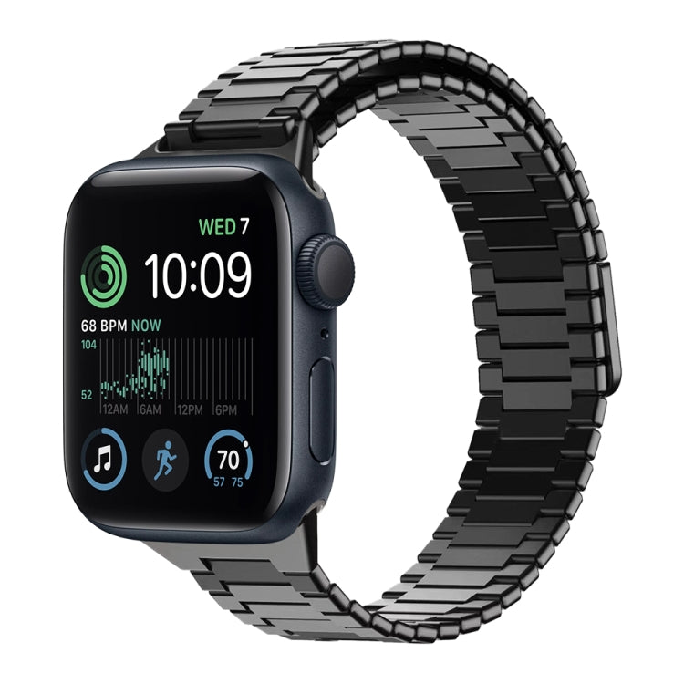 대나무 자석 스테인리스 스틸 금속 시계 스트랩, Apple Watch 시리즈 8 41mm용, Apple Watch 시리즈 8 45mm용, Apple Watch SE 2022 40mm용, Apple Watch SE 2022 44mm용, Apple Watch 시리즈 7 41mm용, Apple Watch 시리즈 7 45mm용