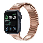 대나무 자석 스테인리스 스틸 금속 시계 스트랩, Apple Watch 시리즈 8 41mm용, Apple Watch 시리즈 8 45mm용, Apple Watch SE 2022 40mm용, Apple Watch SE 2022 44mm용, Apple Watch 시리즈 7 41mm용, Apple Watch 시리즈 7 45mm용