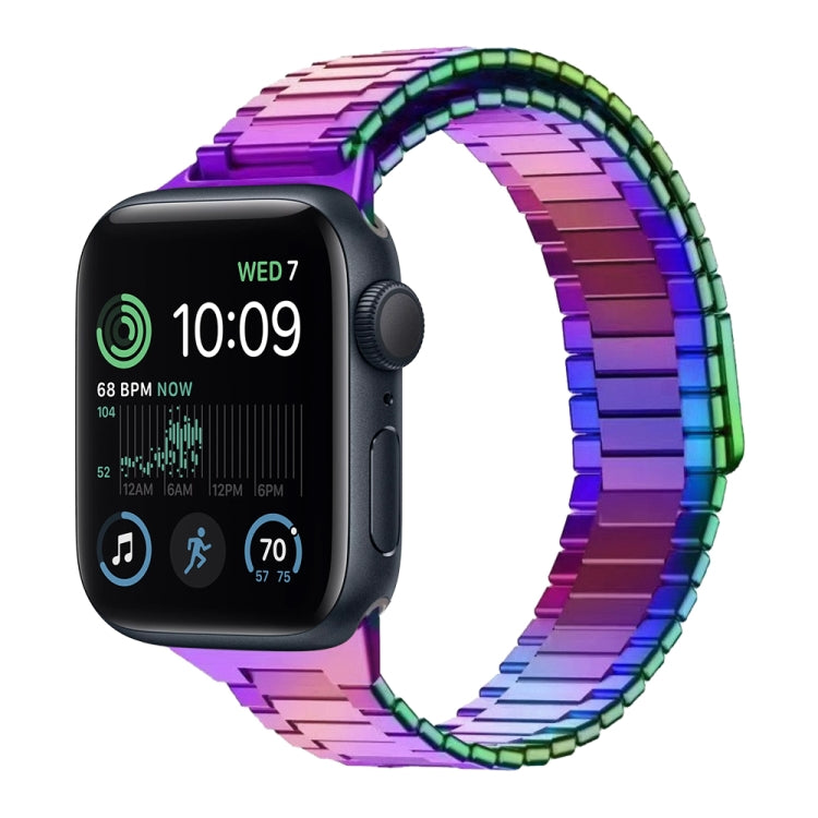 대나무 자석 스테인리스 스틸 금속 시계 스트랩, Apple Watch 시리즈 8 41mm용, Apple Watch 시리즈 8 45mm용, Apple Watch SE 2022 40mm용, Apple Watch SE 2022 44mm용, Apple Watch 시리즈 7 41mm용, Apple Watch 시리즈 7 45mm용