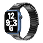 대나무 자석 스테인리스 스틸 금속 시계 스트랩, Apple Watch 시리즈 8 41mm용, Apple Watch 시리즈 8 45mm용, Apple Watch SE 2022 40mm용, Apple Watch SE 2022 44mm용, Apple Watch 시리즈 7 41mm용, Apple Watch 시리즈 7 45mm용
