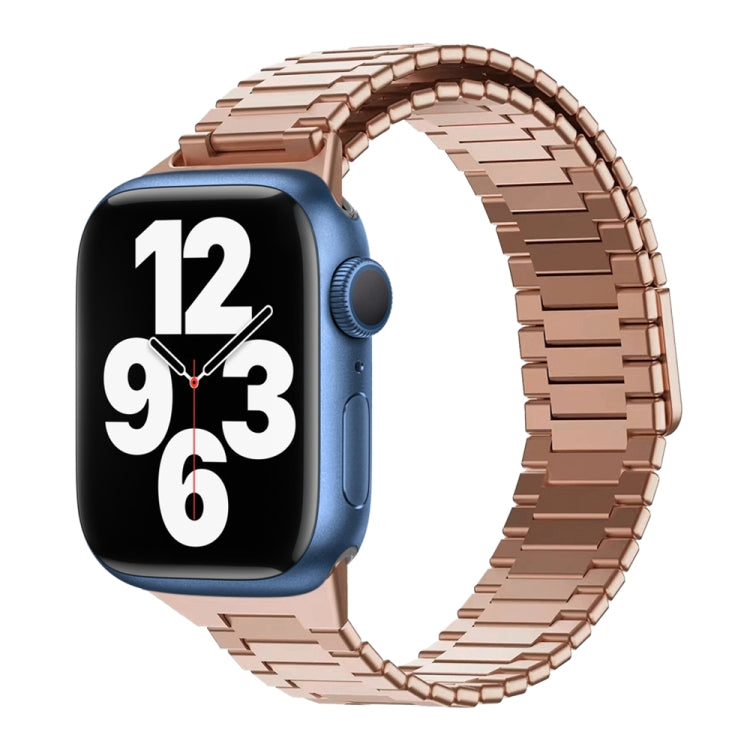 대나무 자석 스테인리스 스틸 금속 시계 스트랩, Apple Watch 시리즈 8 41mm용, Apple Watch 시리즈 8 45mm용, Apple Watch SE 2022 40mm용, Apple Watch SE 2022 44mm용, Apple Watch 시리즈 7 41mm용, Apple Watch 시리즈 7 45mm용