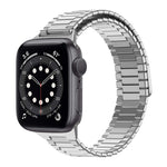대나무 자석 스테인리스 스틸 금속 시계 스트랩, Apple Watch 시리즈 6 40mm용, Apple Watch 시리즈 6 44mm용, Apple Watch 시리즈 5 44mm용, Apple Watch 시리즈 5 40mm용, Apple Watch 시리즈 4 44mm용, Apple Watch 시리즈 4 40mm용