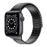 대나무 자석 스테인리스 스틸 금속 시계 스트랩, Apple Watch 시리즈 6 40mm용, Apple Watch 시리즈 6 44mm용, Apple Watch 시리즈 5 44mm용, Apple Watch 시리즈 5 40mm용, Apple Watch 시리즈 4 44mm용, Apple Watch 시리즈 4 40mm용