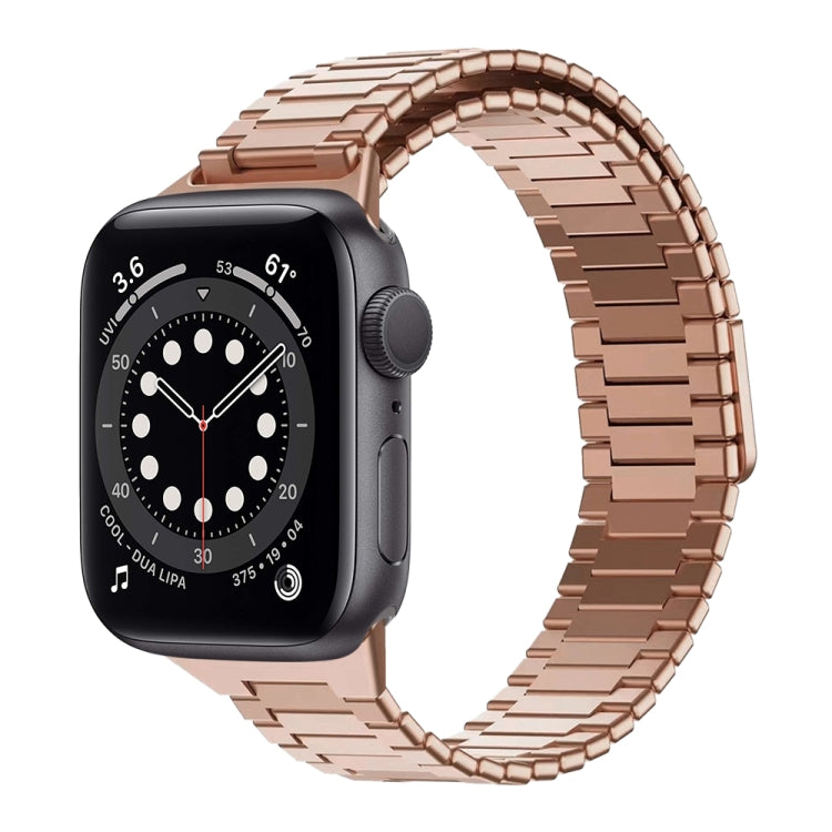 대나무 자석 스테인리스 스틸 금속 시계 스트랩, Apple Watch 시리즈 6 40mm용, Apple Watch 시리즈 6 44mm용, Apple Watch 시리즈 5 44mm용, Apple Watch 시리즈 5 40mm용, Apple Watch 시리즈 4 44mm용, Apple Watch 시리즈 4 40mm용