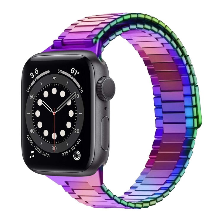 대나무 자석 스테인리스 스틸 금속 시계 스트랩, Apple Watch 시리즈 6 40mm용, Apple Watch 시리즈 6 44mm용, Apple Watch 시리즈 5 44mm용, Apple Watch 시리즈 5 40mm용, Apple Watch 시리즈 4 44mm용, Apple Watch 시리즈 4 40mm용