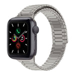 대나무 자석 스테인리스 스틸 금속 시계 스트랩, Apple Watch 시리즈 6 40mm용, Apple Watch 시리즈 6 44mm용, Apple Watch 시리즈 5 44mm용, Apple Watch 시리즈 5 40mm용, Apple Watch 시리즈 4 44mm용, Apple Watch 시리즈 4 40mm용