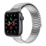 대나무 자석 스테인리스 스틸 금속 시계 스트랩, Apple Watch 시리즈 6 40mm용, Apple Watch 시리즈 6 44mm용, Apple Watch 시리즈 5 44mm용, Apple Watch 시리즈 5 40mm용, Apple Watch 시리즈 4 44mm용, Apple Watch 시리즈 4 40mm용