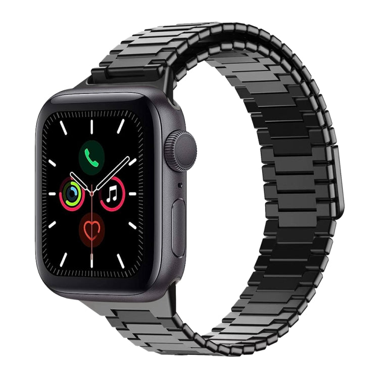 대나무 자석 스테인리스 스틸 금속 시계 스트랩, Apple Watch 시리즈 6 40mm용, Apple Watch 시리즈 6 44mm용, Apple Watch 시리즈 5 44mm용, Apple Watch 시리즈 5 40mm용, Apple Watch 시리즈 4 44mm용, Apple Watch 시리즈 4 40mm용