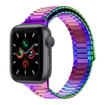 대나무 자석 스테인리스 스틸 금속 시계 스트랩, Apple Watch 시리즈 6 40mm용, Apple Watch 시리즈 6 44mm용, Apple Watch 시리즈 5 44mm용, Apple Watch 시리즈 5 40mm용, Apple Watch 시리즈 4 44mm용, Apple Watch 시리즈 4 40mm용