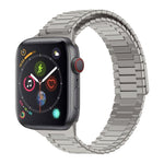 대나무 자석 스테인리스 스틸 금속 시계 스트랩, Apple Watch 시리즈 6 40mm용, Apple Watch 시리즈 6 44mm용, Apple Watch 시리즈 5 44mm용, Apple Watch 시리즈 5 40mm용, Apple Watch 시리즈 4 44mm용, Apple Watch 시리즈 4 40mm용