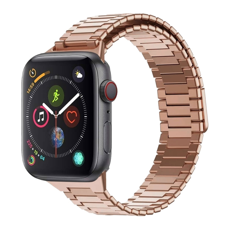 대나무 자석 스테인리스 스틸 금속 시계 스트랩, Apple Watch 시리즈 6 40mm용, Apple Watch 시리즈 6 44mm용, Apple Watch 시리즈 5 44mm용, Apple Watch 시리즈 5 40mm용, Apple Watch 시리즈 4 44mm용, Apple Watch 시리즈 4 40mm용
