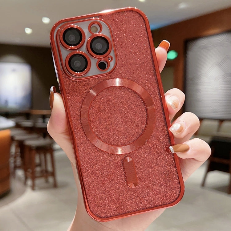 글리터 전기 도금 MagSafe TPU 폰 케이스, 아이폰 16 프로용, 아이폰 16 플러스용, 아이폰 16용, 아이폰 15 프로 맥스용, 아이폰 15 프로용, 아이폰 15 플러스용