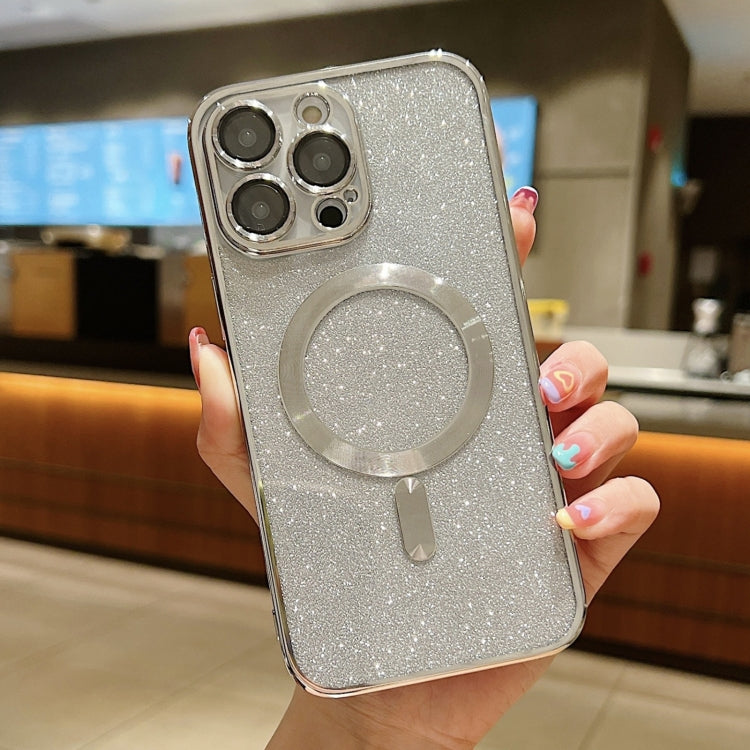 글리터 전기 도금 MagSafe TPU 폰 케이스, 아이폰 16 프로용, 아이폰 16 플러스용, 아이폰 16용, 아이폰 15 프로 맥스용, 아이폰 15 프로용, 아이폰 15 플러스용