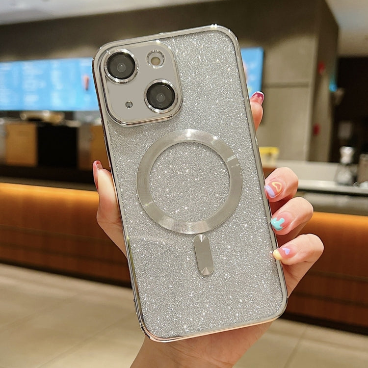 글리터 전기 도금 MagSafe TPU 폰 케이스, 아이폰 16 프로용, 아이폰 16 플러스용, 아이폰 16용, 아이폰 15 프로 맥스용, 아이폰 15 프로용, 아이폰 15 플러스용