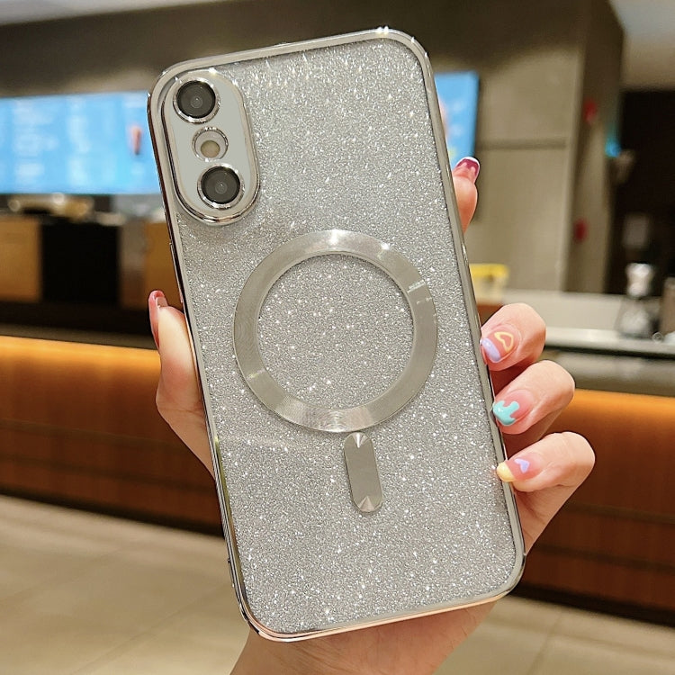 글리터 전기 도금 MagSafe TPU 폰 케이스, 아이폰 11 프로 맥스용, 아이폰 11용, 아이폰 11 프로용, 아이폰 X / XS용, 아이폰 XR용, 아이폰 XS 맥스용