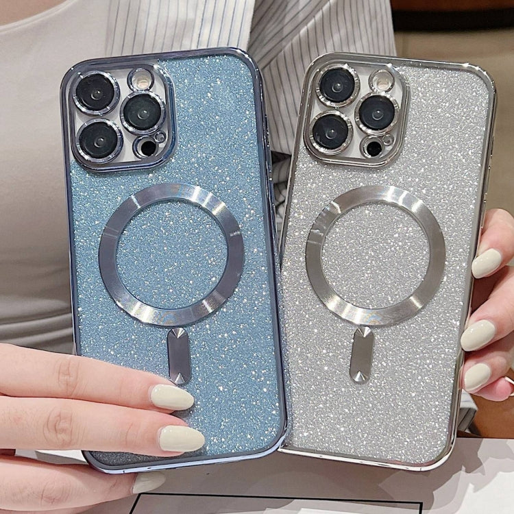 글리터 전기 도금 MagSafe TPU 휴대폰 케이스, 아이폰 17e / 16e용, 아이폰 17 프로 맥스용, 아이폰 17 프로용, 아이폰 17용, 아이폰 에어용, 아이폰 16 프로 맥스용