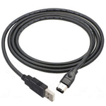 JUNSUNMAY 파이어와이어 IEEE 1394 6핀 수-USB 2.0 수 어댑터 변환 케이블, 1.8m, 3m, 4.5m