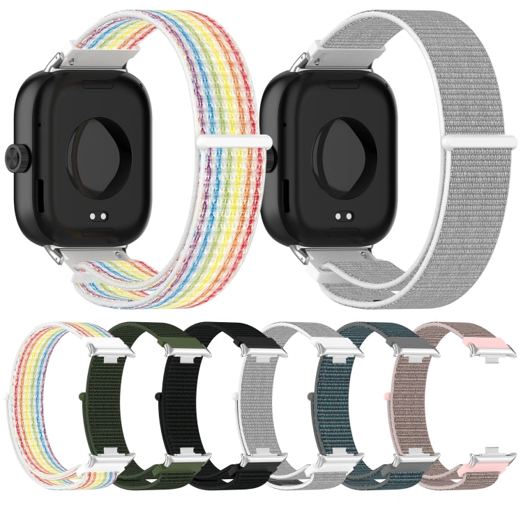 Nylon Loop Metal Connector Watch Band, For Xiaomi Band 10 Pro / Band 9 Pro / Band 8 Pro, For Redmi Watch 6 / Watch 5 / Watch 4