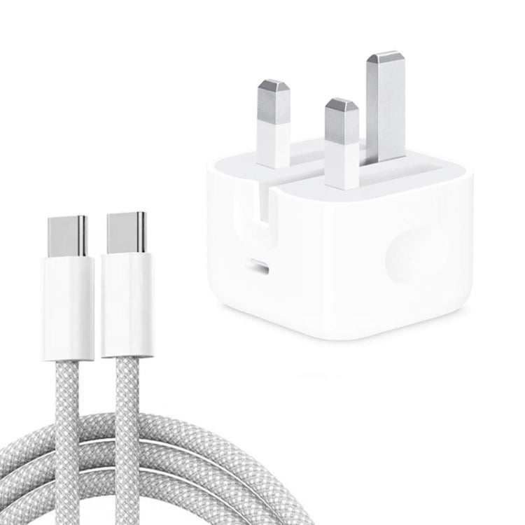 PD35W USB-C / 타입-C 포트 충전기 1m 타입-C to 타입-C 데이터 케이블 포함, UK 플러그, UK 플러그 + 타입-C 케이블
