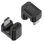 Type-C 여성용에서 마이크로 USB 남성용 어댑터 데이터 충전 전송, Type-C 여성용에서 마이크로 남성용 U자형 뒤, Type-C 여성용에서 마이크로 남성용 U자형 앞, Type-C 여성용에서 마이크로 남성용 오른쪽 굽힘, Type-C 여성용에서 마이크로 남성용 왼쪽 굽힘