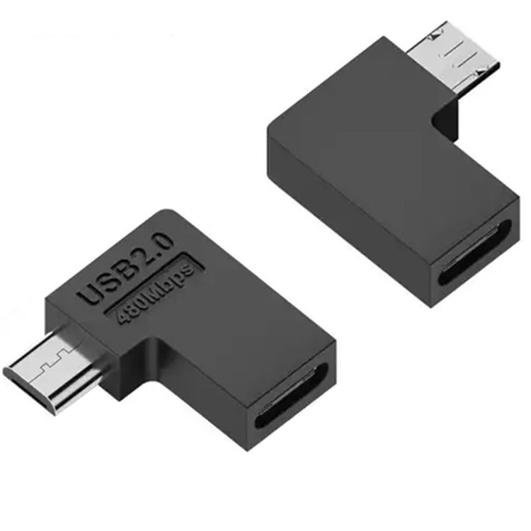 Type-C 여성용에서 마이크로 USB 남성용 어댑터 데이터 충전 전송, Type-C 여성용에서 마이크로 남성용 U자형 뒤, Type-C 여성용에서 마이크로 남성용 U자형 앞, Type-C 여성용에서 마이크로 남성용 오른쪽 굽힘, Type-C 여성용에서 마이크로 남성용 왼쪽 굽힘