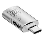 JS-109 USB-C / 타입-C to 타입-C + USB 3.0 컨버터 OTG 어댑터 디지털 헤드셋 및 U-디스크용, 타입-C to 타입-C + USB