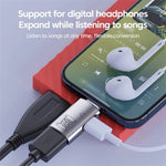 JS-109 USB-C / 타입-C to 타입-C + USB 3.0 컨버터 OTG 어댑터 디지털 헤드셋 및 U-디스크용, 타입-C to 타입-C + USB