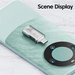 JS-109 USB-C / 타입-C to 타입-C + USB 3.0 컨버터 OTG 어댑터 디지털 헤드셋 및 U-디스크용, 타입-C to 타입-C + USB