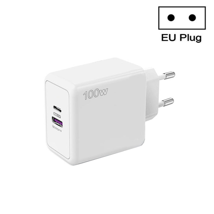USB 67W / 타입-C PD 33W 초고속 충전 풀 프로토콜 휴대폰 충전기, EU 플러그, EU 플러그