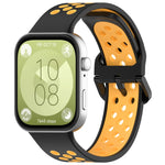 Two Color Silicone Sports Watch Band, For Huawei Watch Fit 3
