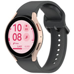 Solid Color Colorful Buckle Quick Release Silicone Watch Band, For Samsung Galaxy Watch FE 40mm, For Samsung Galaxy Watch 7 40 / 44mm
