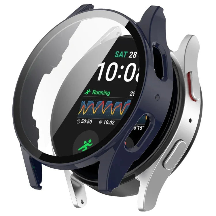 강화 필름 일체형 방수 PC 시계 보호 커버, 삼성 갤럭시 워치 울트라 47mm / 울트라 2025용, 삼성 갤럭시 워치 7 44mm용, 삼성 갤럭시 워치 7 40mm용