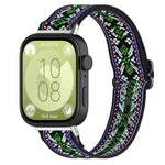 For Huawei Watch Fit 3 Ethnic Style Elastic Nylon Watch Band