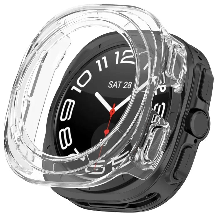 삼성 갤럭시 워치 울트라 47mm / 울트라 2025용 반 덮개 속이 빈 PC 시계 보호 커버, 삼성 갤럭시 워치 7 44mm용, 삼성 갤럭시 워치 7 40mm용