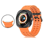 삼성 갤럭시 워치 울트라 47mm / 울트라 2025용 오션 더블 로우 홀 실리콘 시계줄